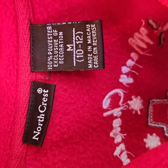 North Crest, Christmas, Holiday Merry Christmas,  Snowman Zip-Up Soft Sweater - Picture 6 of 6